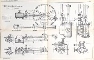 Jalsoviczky Géza: 
A gőzgépek szerkezete és kezelése. Tizennégy táblával és 579 szövegbe nyomott áb...