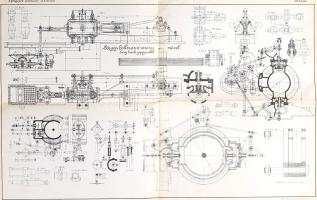 Jalsoviczky Géza: 
A gőzgépek szerkezete és kezelése. Tizennégy táblával és 579 szövegbe nyomott áb...