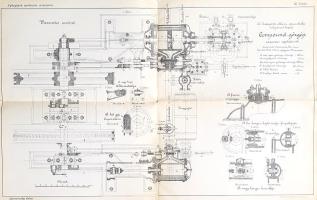 Jalsoviczky Géza: 
A gőzgépek szerkezete és kezelése. Tizennégy táblával és 579 szövegbe nyomott áb...