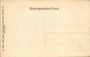 Aigen b. Irdning. Alleinverkauf Hans Lemmerer / Art Nouveau montage with zither