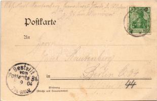 1904 Ciecmierz, Zitzmar; Lange's Gasthof und Post / hotel, restaurant and post office (EK)