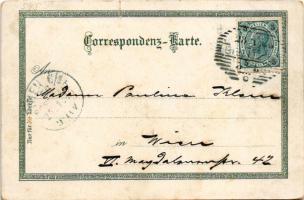 1900 Bielsko-Biala, Bielitz; Sparkasse, Kurort Bystrai, Stadttheater, Clementinenhütte und Klimczok,...