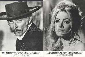 cca 1989 előtt készült, ,,Hé barátom, itt van Sabata" című olasz westernfilm jelenetei és szere...