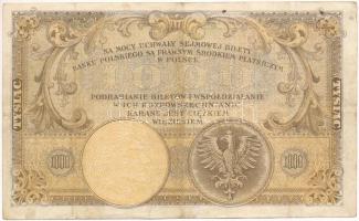 Lengyelország 1934. (1919) 1000Zl T:F Poland 1924. (1919) 1000 Zlotych C:F Krause P#59