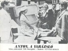 cca 1989 előtt készült, ,,Anton, a vrázsló" című NDK-beli film jelenetei és szereplői, 7 db pro...