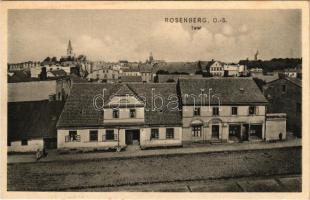 Olesno, Rosenberg; street. A. Jaschke