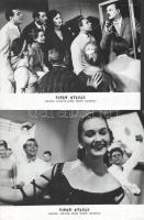 cca 1989 előtt készült, ,,Vidám utazás" című szovjet film jelenetei és szereplői, 7 db vintage ...