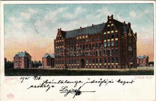 1905 Gliwice, Gleiwitz; Schule VIII / school (Rb)