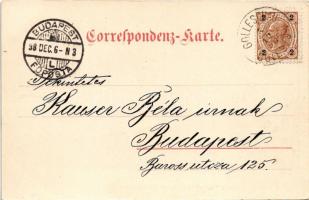 1898 (Vorläufer) Cieszyn, Teschen; Volks- und Bürgerschule und Kaisl. Elisabethstrasse / schools, st...