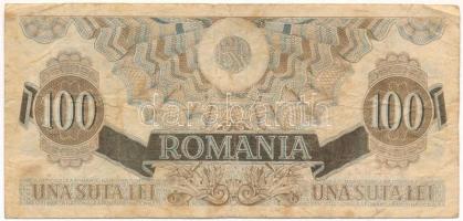 Románia 1947. december 5. 100L T:F,VG
Romania 1947. Decembre 5th 100 Lei C:F,VG
Krause P#67