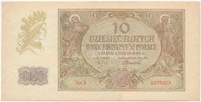 Lengyelország 1940. 10Zl T:VF Poland 1940. 10 Zlotych C:VF Krause P# 94