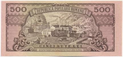 Románia 1949. 500L "N/1 175692" T:XF / Romania 1949. 500 Lei "N/1 175692" C:XF
...