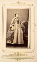 cca 1860-1870 Borsos és Doctor műtermében készült vizitkártya gyűjtemény. Összesen 41 db, részben fe...