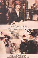 cca 1989 előtt készült, ,,Anna Karenina" című szovjet film jelenetei és szereplői, 17 db vintage produkciós filmfotó (vitrinfotó, lobbyfotó) ezüst zselatinos fotópapíron, a használatból eredő (esetleges) kisebb hibákkal, 18x24 cm