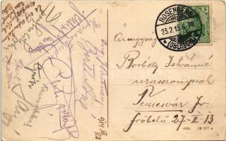 1915 Olesno, Rosenberg; Ring / square, shop of Friedrich Barthel and Peter Gorny (EK)