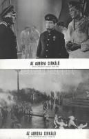 cca 1989 előtt készült, ,,Az Auróra cirkáló" című szovjet film jelenetei és szereplői, 19 db vi...