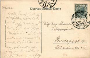 1906 Cieszyn, Teschen; Sachsenberg / Saska Kepa, street