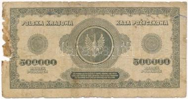 Lengyelország 1923. 500.000M T:VG,G Poland 1923. 500.000 Marek C:VG,G Krause 36