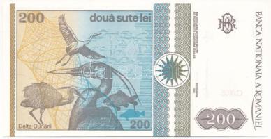 Románia 1992. 200L "C.0005 475420" T:UNC,AU Romania 1992. 200 Lei "C.0005 475420"...