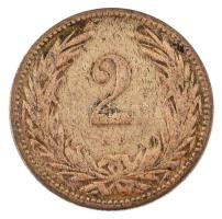 1900KB 2f bronz Körmöcbánya (3,38g) T:VF,F
Hungary 1900KB 2 Fillér bronze Kremnitz (3,38g) C:VF,F 
...