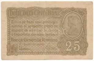 Románia / Német megszállás 1917. 25b T:F Romania / German occupation 1917. 25 Bani C:F Krause P#M1