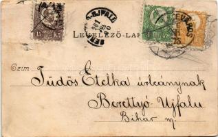 1901 Kassa, Kosice; MÁV indóház, vasútállomás. Nyulászi Béla kiadása / railway station (Rb)