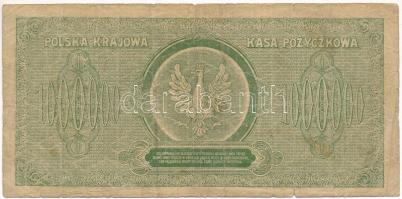 Lengyelország 1923. 1.000.000M T:VG Poland 1923. 1.000.000 Marek C:VG Krause 37