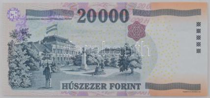 2008. 20.000Ft "GA 9527030" T:UNC / Hungary 2008. 20.000 Forint "GA 9527030" C:U...