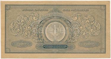 Lengyelország 1923. 250.000M T:VF,F szép papír Poland 1923. 250.000 Marek C:VF,F nice paper Krause 3...