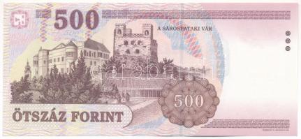 1998. 500Ft "EB 2045796" T:UNC / Hungary 1998. 500 Forint "EB 2045796" C:UNC
Ad...