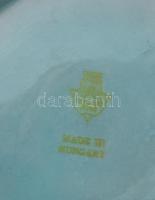 Zsolnay figurális kínáló tál. Formaterv Kovács István Eozin mázas, Jelzett, hibátlan. d:20 cm