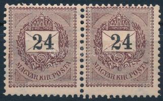 1889 24kr pár, fogazás 12 :11 3/4 (14.000)