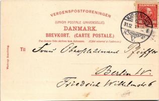 1904 Kobenhavn, Kjobenhavn, Copenhagen; Amagertorv, shop of Th. Gjerulff