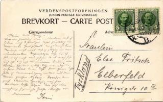 1907 Kobenhavn, Kjobenhavn, Copenhagen; Den ny Braeddehytte F. Nielsen / hotel