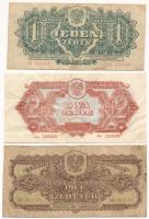 Lengyelország 1944. 1Zl + 2Zl + 5Zl T:F,VG Poland 1944. 1 Zloty + 2 Zlotych + 5 Zlotych C:F,VG