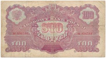 Lengyelország 1944. 100Zl T:F,VG Poland 1944. 100 Zlotych C:F,VG