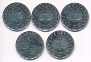 2005. 50Ft Cu-Ni "Gyermekmentő Szolgálat" + 2007. 50Ft Cu-Ni "Római Szerződés" (...