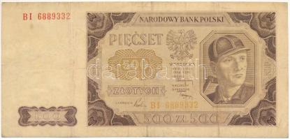 Lengyelország 1948. 500Zl T:F Poland 1948. 500 Zlotych C:F