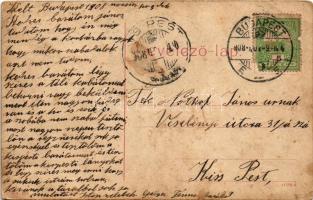 1908 Újvidék, Novi Sad; Szerb ortodox püspöki palota. W.L. (?) No. 281. / Serbischer Bischofs-Palais...