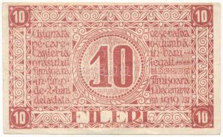 Románia / Temesvár 1919. 10f T:F
Romania / Timişoara 1919. 10 Fileri C:F