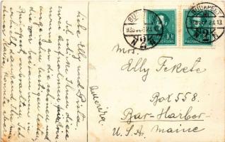 1935 Budapest, Duna-part. photo (EK)