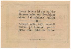 Románia / Bukarest 1919. 5b "Bukaresti Közösségi Villamostársaság" T:F
Romania / Bucureşt...