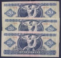 1975. 20Ft (3x) T:II