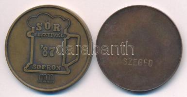 Lapis András (1942-) 1987. "Soproni Ünnepi Hetek / Sör Fesztivál - '87 Sopron - Magyar Méd...