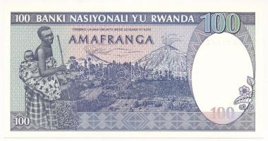 Ruanda 1982. 100Fr T:UNC Rwanda 1982. 100 Francs C:UNC Krause P#18