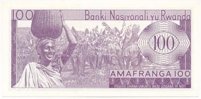 Ruanda 1976. 100Fr T:UNC Rwanda 1976. 100 Francs C:UNC Krause P#8