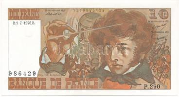 Franciaország 1976. 10Fr "P.290 986429" T:UNC
France 1976. 10 Francs "P.290 986429&q...