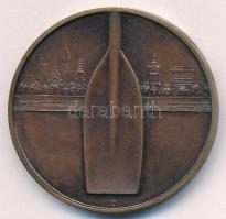 Lapis András (1942-) 1987. "Szegedi Nemzetközi Regatta" kétoldalas bronz emlékérem (42,5mm...