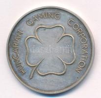 DN "Szerencsejáték Rt. / Hungary Gaming Corporation" kétoldalas, jelzett Ag emlékérem (31,...