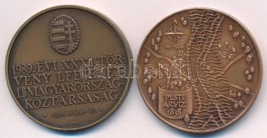 Fritz Mihály (1947-) 1988. "MÉE - A nagy árvíz emlékére - Wesselényi Miklós / Pesti árvíz 1838&...